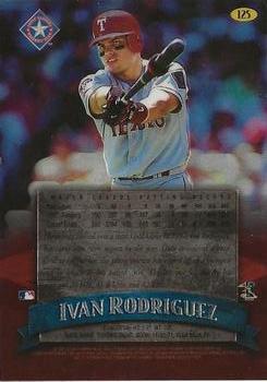 1998 Finest - No-Protectors #125 Ivan Rodriguez Back