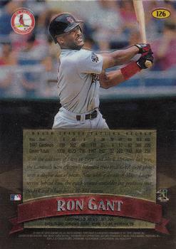 1998 Finest - No-Protectors #126 Ron Gant Back