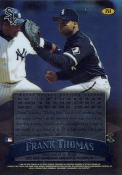 1998 Finest - No-Protectors #151 Frank Thomas Back