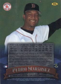 1998 Finest - No-Protectors #154 Pedro Martinez Back