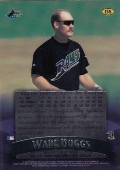 1998 Finest - No-Protectors #158 Wade Boggs Back
