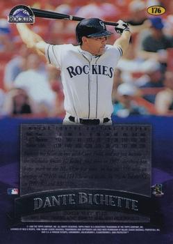 1998 Finest - No-Protectors #176 Dante Bichette Back