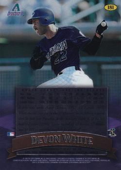 1998 Finest - No-Protectors #181 Devon White Back
