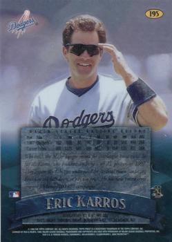 1998 Finest - No-Protectors #195 Eric Karros Back