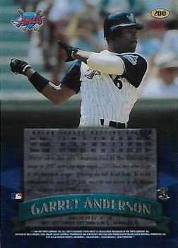 1998 Finest - No-Protectors #200 Garret Anderson Back