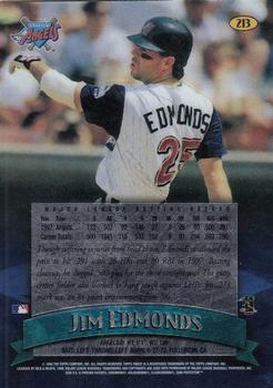 1998 Finest - No-Protectors #213 Jim Edmonds Back