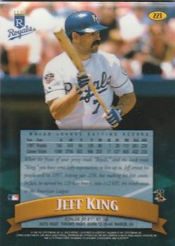 1998 Finest - No-Protectors #221 Jeff King Back