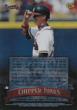 1998 Finest - No-Protectors #242 Chipper Jones Back