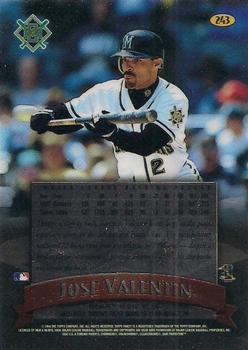 1998 Finest - No-Protectors #243 Jose Valentin Back