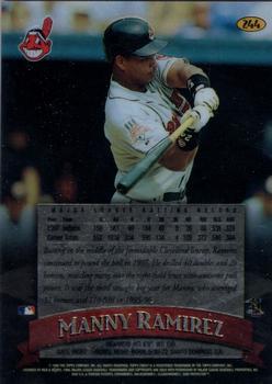 1998 Finest - No-Protectors #244 Manny Ramirez Back