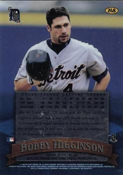 1998 Finest - No-Protectors #248 Bobby Higginson Back