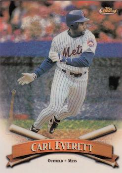 1998 Finest - No-Protectors Refractors #41 Carl Everett Front