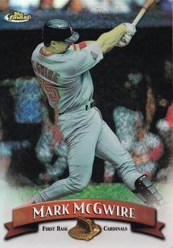 1998 Finest - Box Toppers Refractors (Series One) #1 Mark McGwire Front