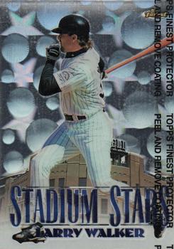 1998 Finest - Stadium Stars #SS17 Larry Walker Front