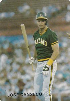 1986 Broder (unlicensed) #NNO Jose Canseco Front