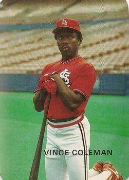 1986 Broder (unlicensed) #36 Vince Coleman Front