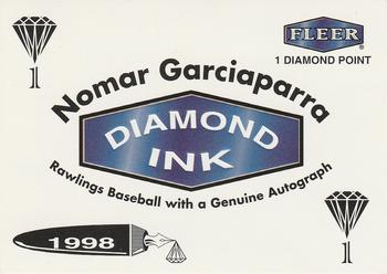 1998 Fleer Tradition - Diamond Ink 1 Point #NNO Nomar Garciaparra Front