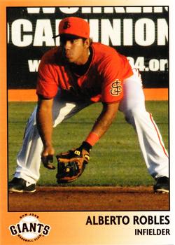 2014 Grandstand San Jose Giants #5 Alberto Robles Front