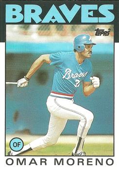 1986 Topps Traded #75T Omar Moreno Front