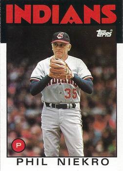 1986 Topps Traded #77T Phil Niekro Front