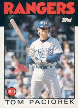 1986 Topps Traded #83T Tom Paciorek Front
