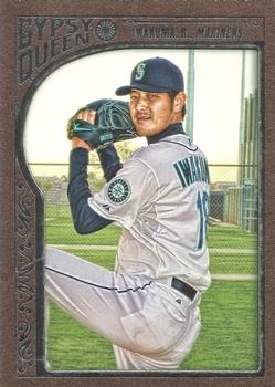 2015 Topps Gypsy Queen - Paper Frame Bronze #32 Hisashi Iwakuma Front