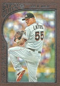 2015 Topps Gypsy Queen - Paper Frame Bronze #75 Mat Latos Front