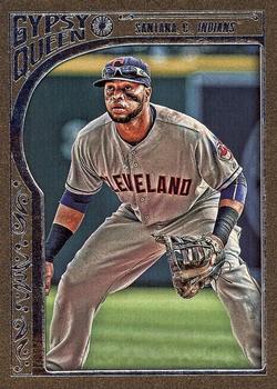 2015 Topps Gypsy Queen - Paper Frame Bronze #90 Carlos Santana Front
