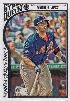 2015 Topps Gypsy Queen - Paper Frame White #6 David Wright Front
