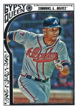 2015 Topps Gypsy Queen - Paper Frame White #245 Andrelton Simmons Front