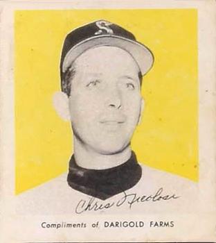 1960 Darigold Farms Spokane Indians #1 Chris Nicolosi Front