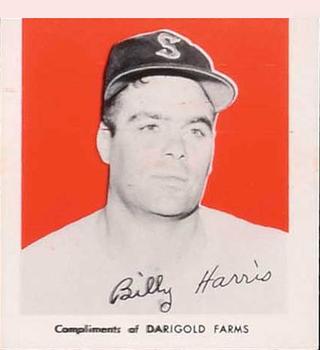 1960 Darigold Farms Spokane Indians #18 Bill Harris Front