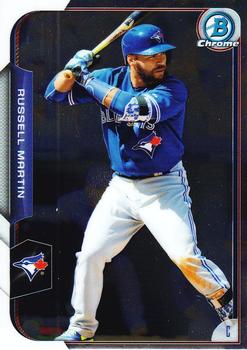 2015 Bowman Chrome #48 Russell Martin Front