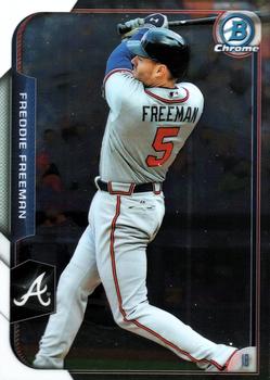 2015 Bowman Chrome #90 Freddie Freeman Front