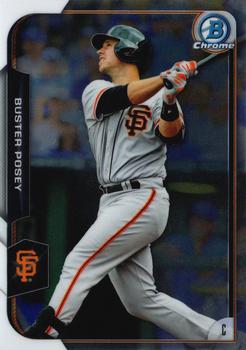 2015 Bowman Chrome #100 Buster Posey Front