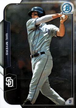 2015 Bowman Chrome #115 Wil Myers Front