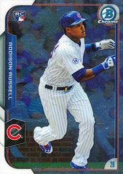 2015 Bowman Chrome #161 Addison Russell Front