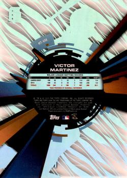 2015 Topps High Tek #HT-VM Victor Martinez Back