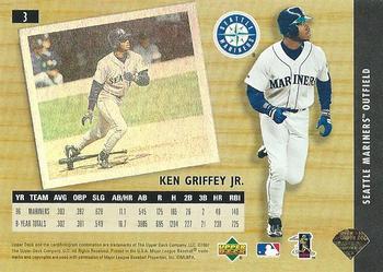 1997 Upper Deck UD3 #3 Ken Griffey Jr. Back