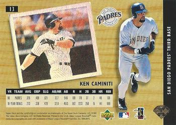 1997 Upper Deck UD3 #13 Ken Caminiti Back