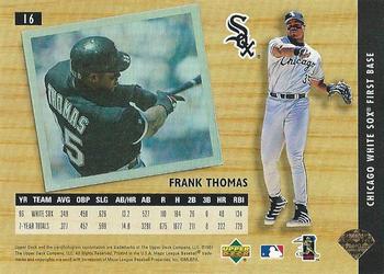 1997 Upper Deck UD3 #16 Frank Thomas Back