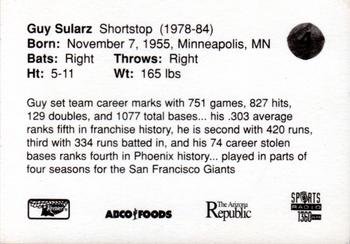 1997 Phoenix Firebirds/Giants Dream Team #4 Guy Sularz Back