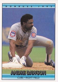 1992 Donruss - Previews #4 Andre Dawson Front