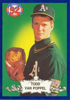1992 American Sports Monthly (unlicensed) #NNO Todd Van Poppel Front