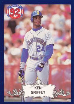 1992 American Sports Monthly (unlicensed) #NNO Ken Griffey Front