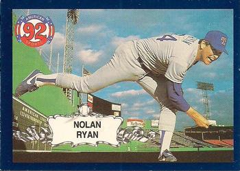 1992 American Sports Monthly (unlicensed) #NNO Nolan Ryan Front