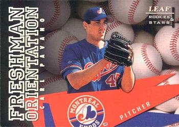 1998 Leaf Rookies & Stars - Freshman Orientation #8 Carl Pavano Front