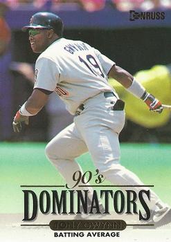 1994 Donruss - 90's Dominators: Batting Average #1 Tony Gwynn   Front