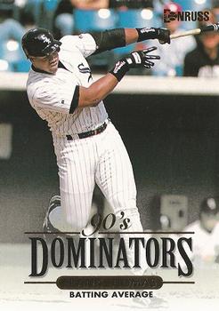 1994 Donruss - 90's Dominators: Batting Average #2 Frank Thomas  Front