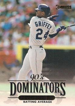 1994 Donruss - 90's Dominators: Batting Average #6 Ken Griffey, Jr. Front